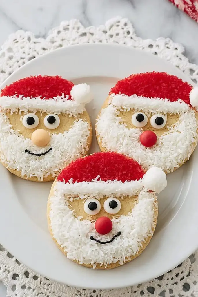 Santa Cookie Decorations Recipe