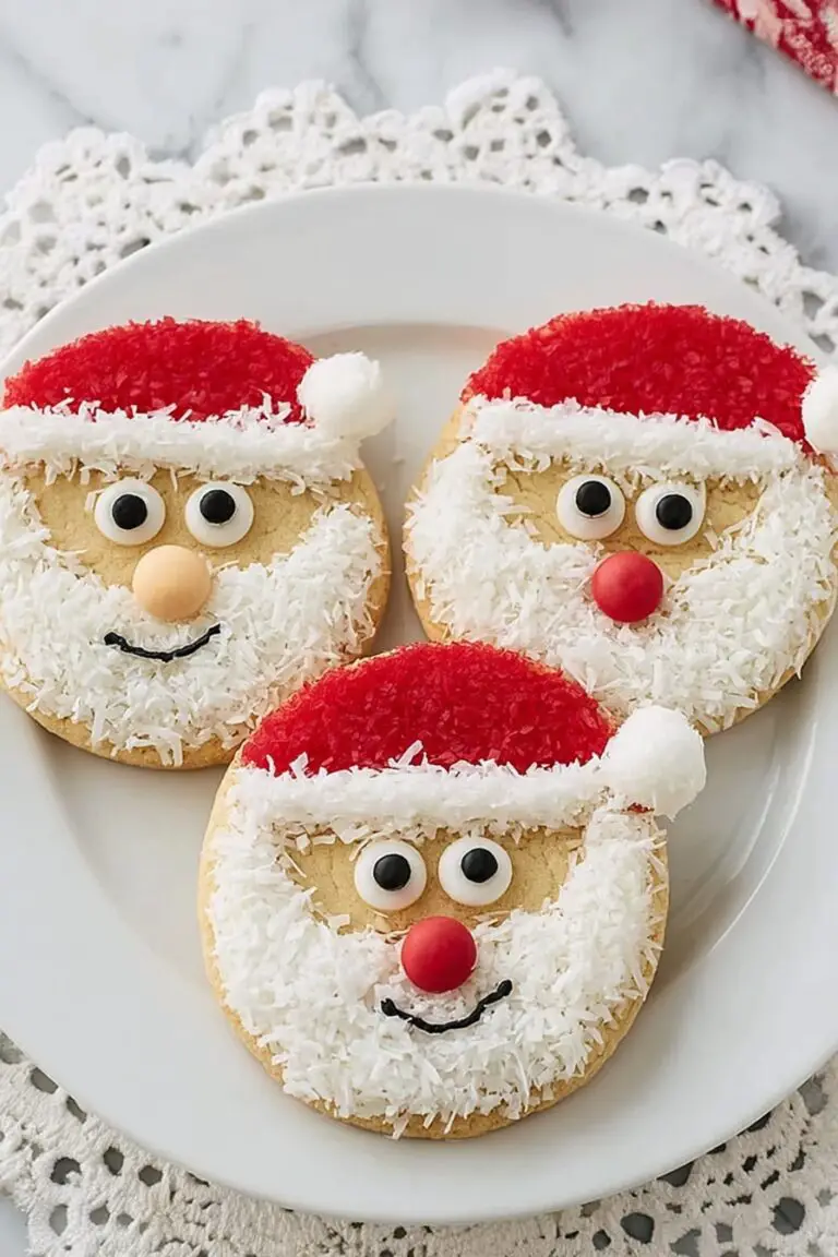 Santa Cookie Decorations Recipe
