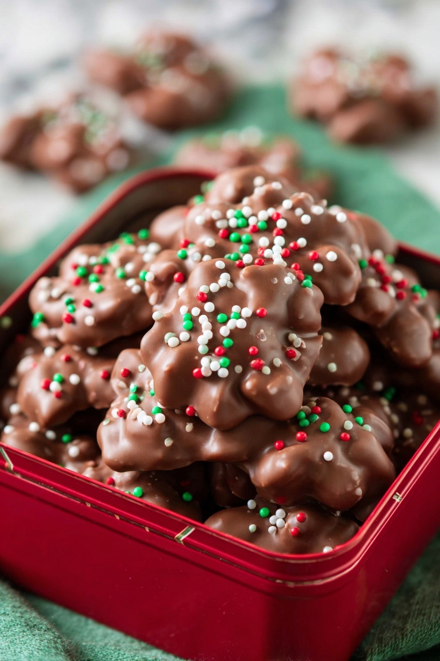 Easy Christmas Candy in Crockpot Recipe - Serving