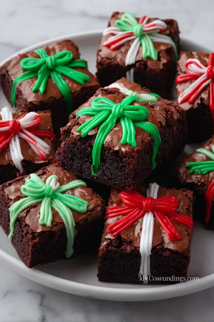 Festive Chocolate Brownie Gift Bars Recipe