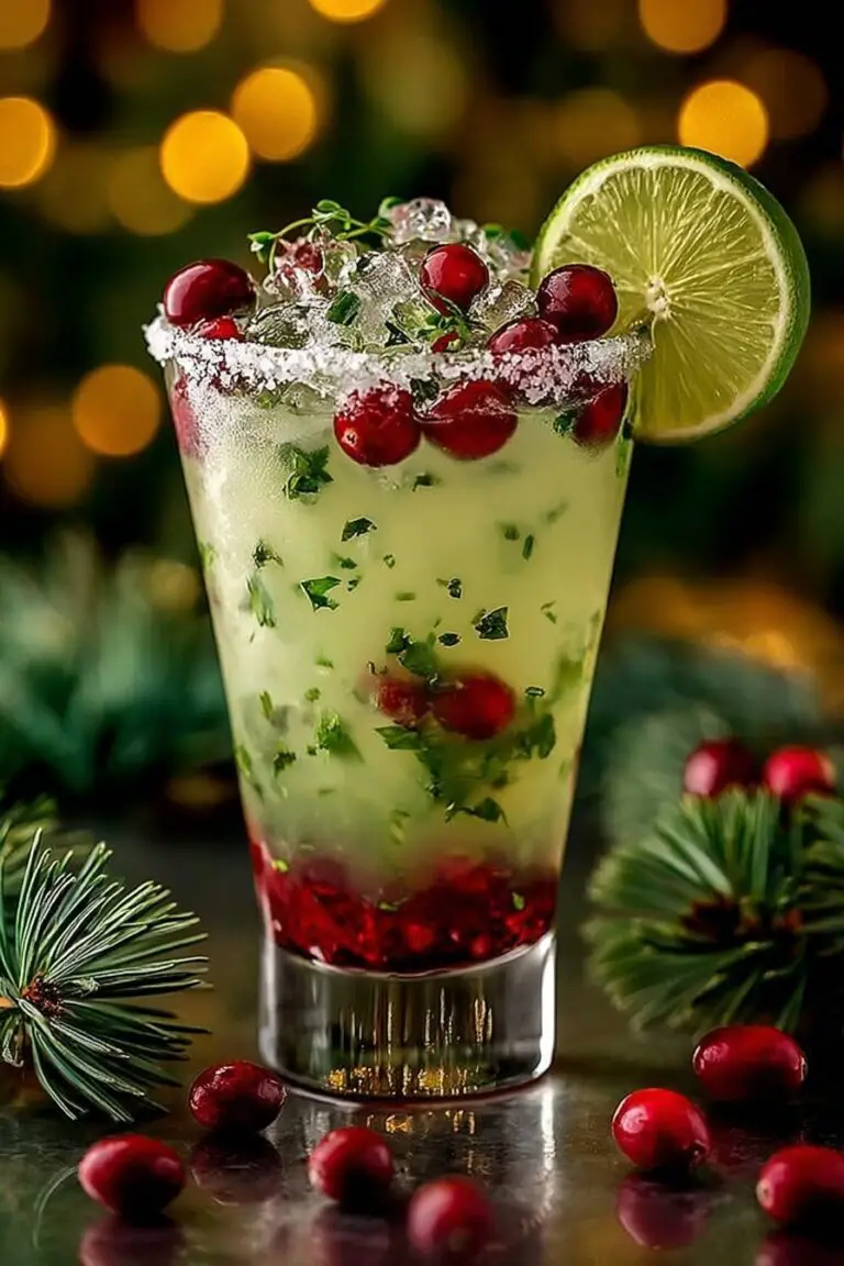 Christmas Mistletoe Margarita Recipe