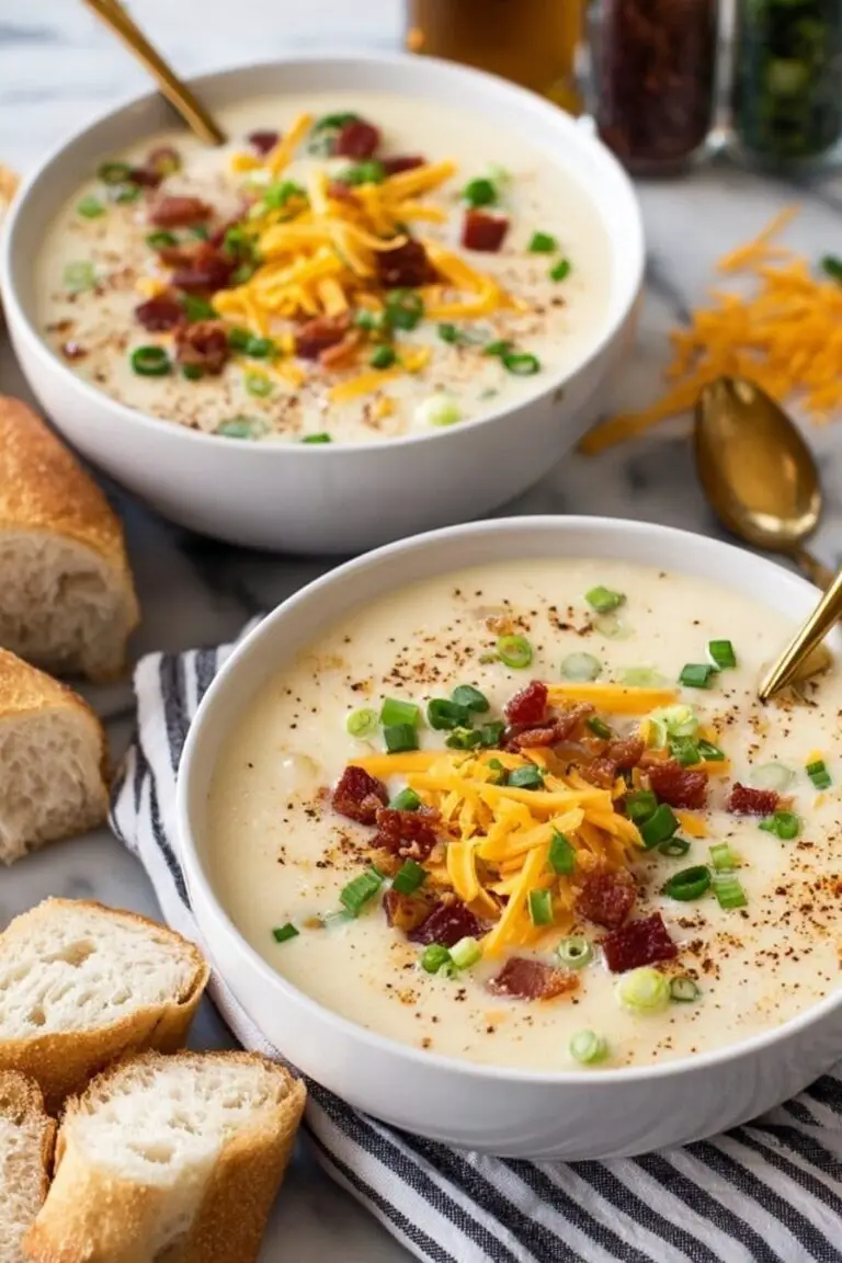 Creamy Potato Soup with Bacon Recipe