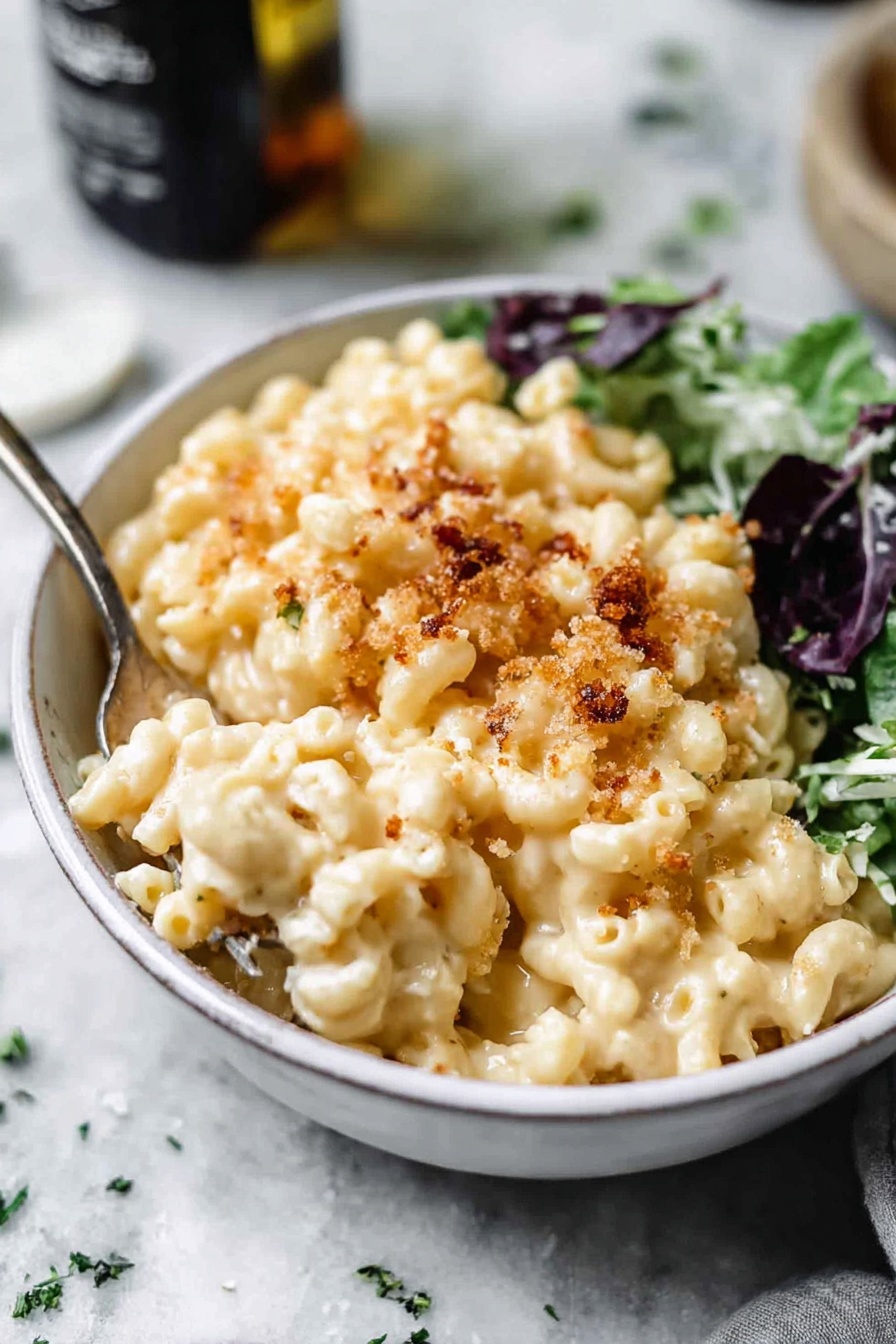 Truffle Mac and Cheese Recipe - Serving
