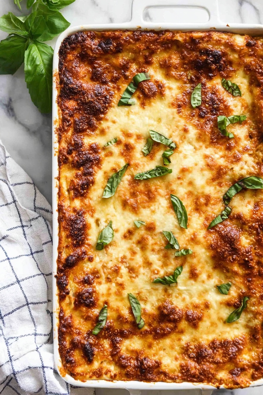 Cheesy Beef Lasagna with Rich Meat Ragu Recipe - Serving