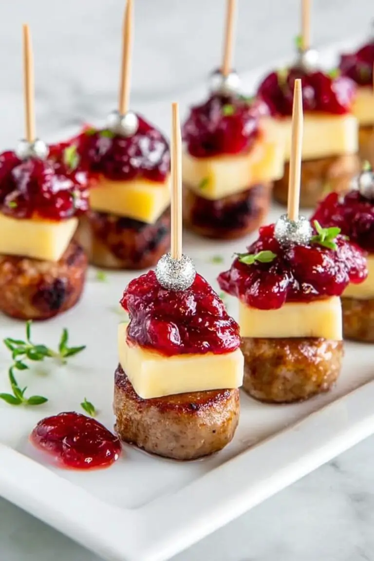 Smoked Sausage Cranberry Bites Recipe