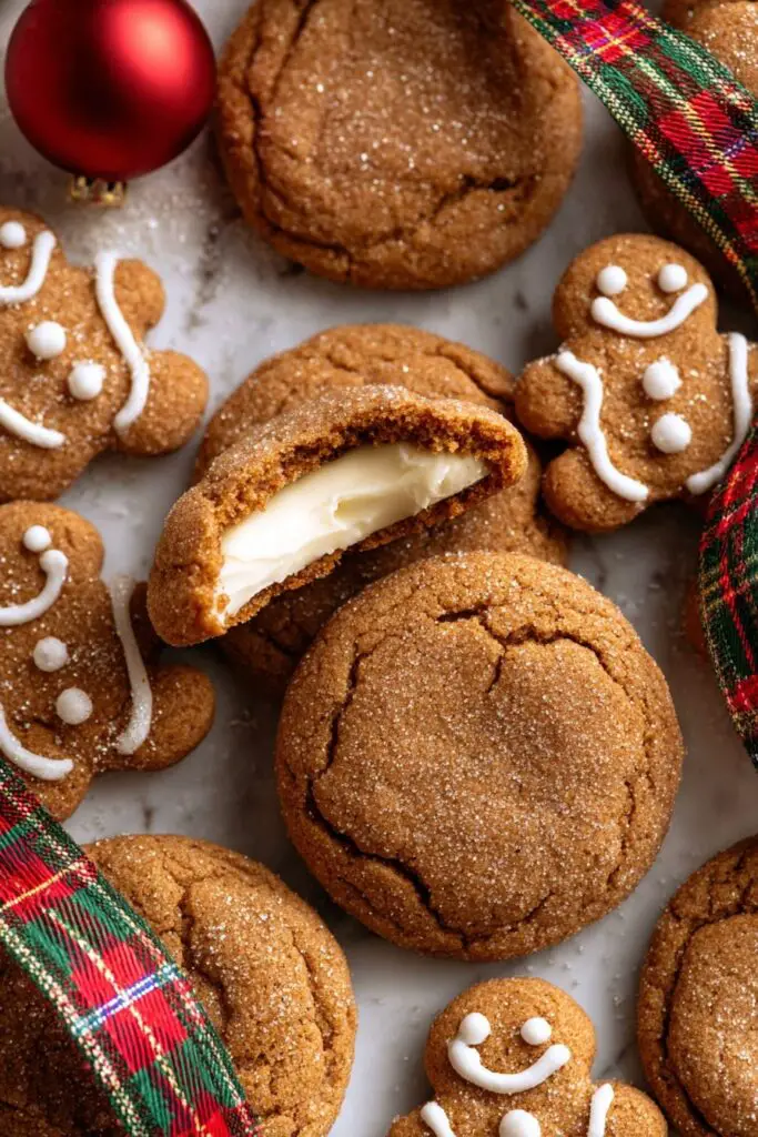 Gingerbread Cheesecake Cookies Recipe