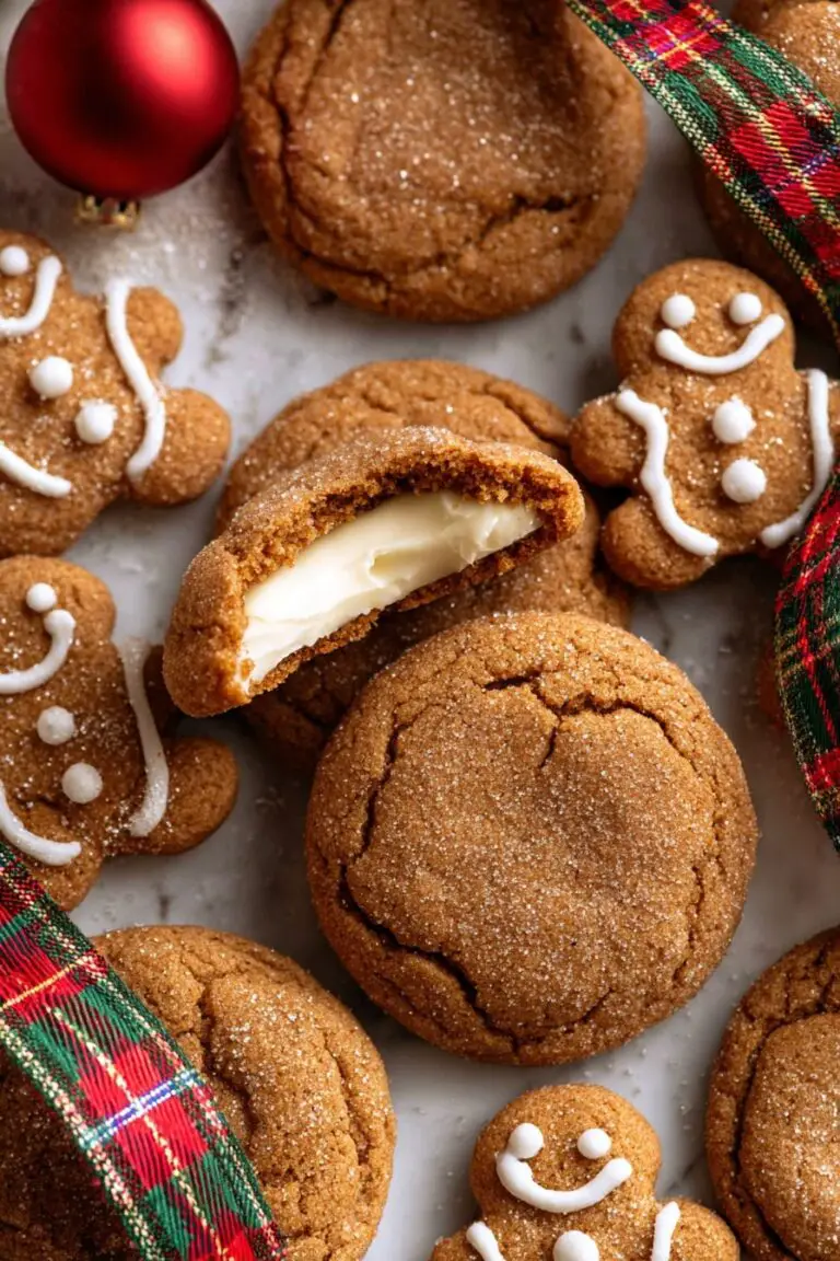 Gingerbread Cheesecake Cookies Recipe