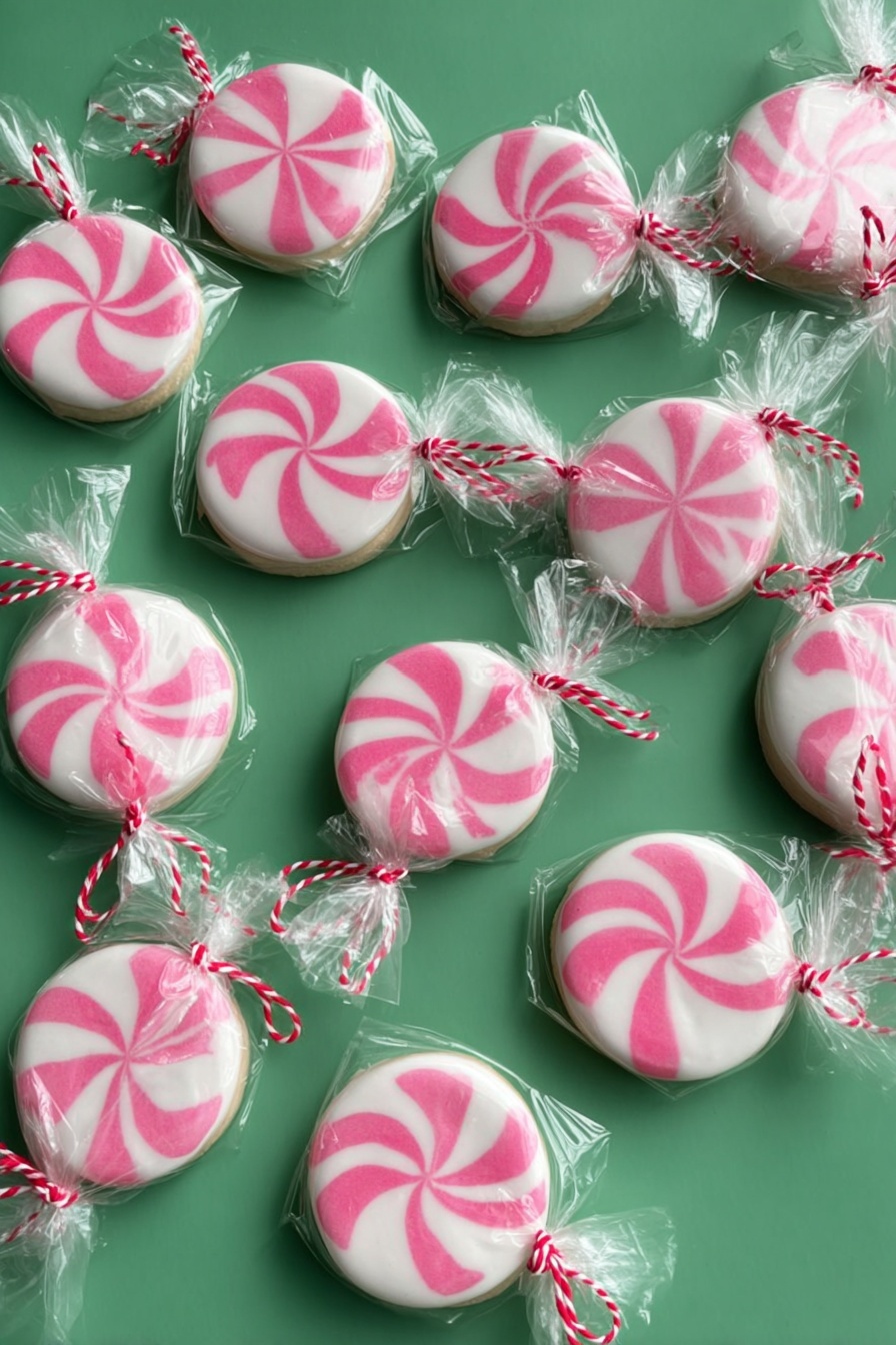 Peppermint Sugar Cookies Recipe - Serving