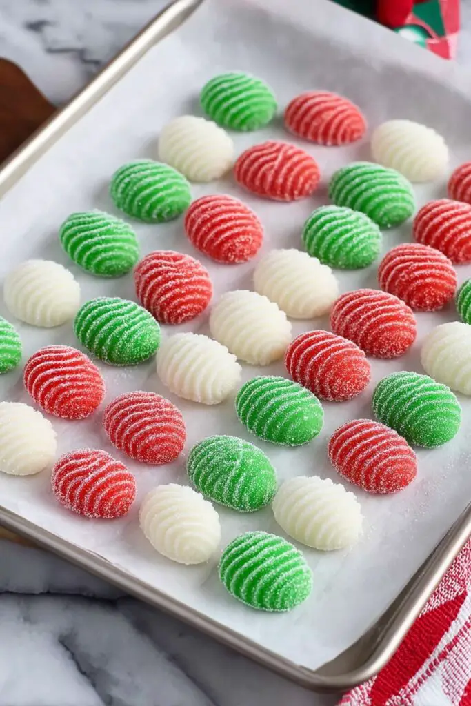 No-Bake Christmas Peppermint Mints Recipe