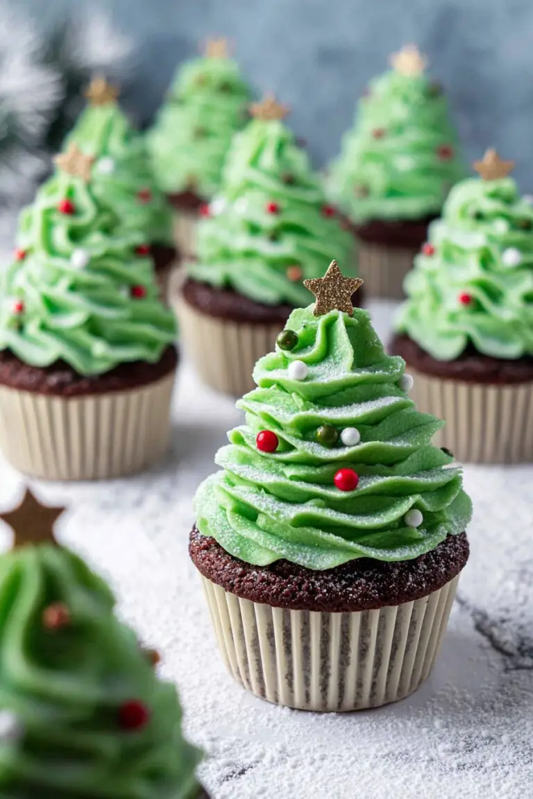 Christmas Tree Cupcakes Recipe