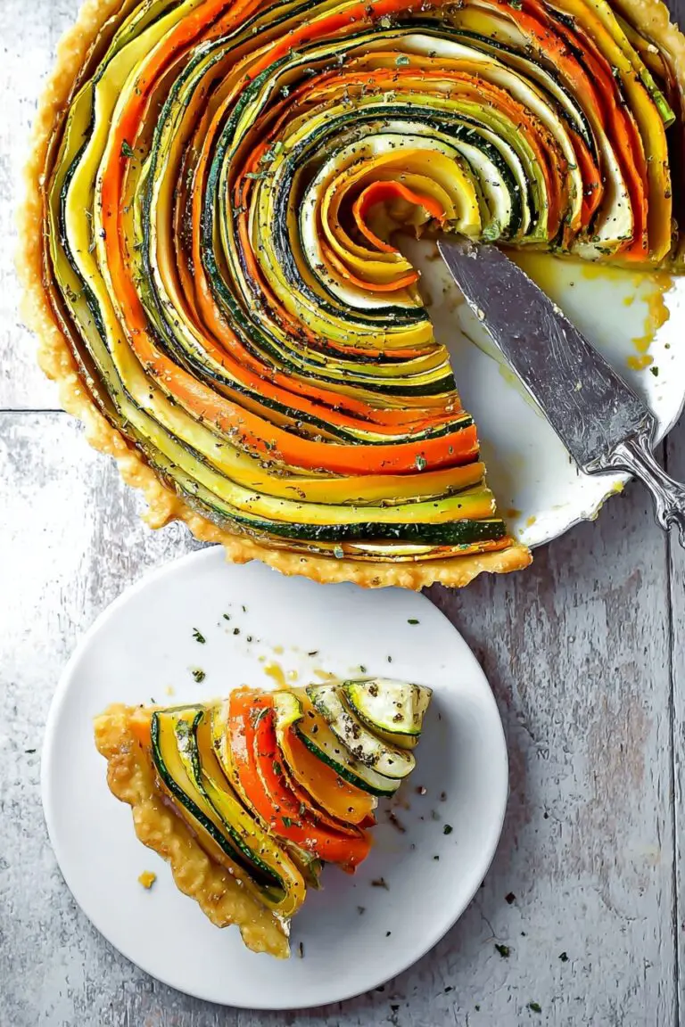 Vegetable Spiral Tart Recipe