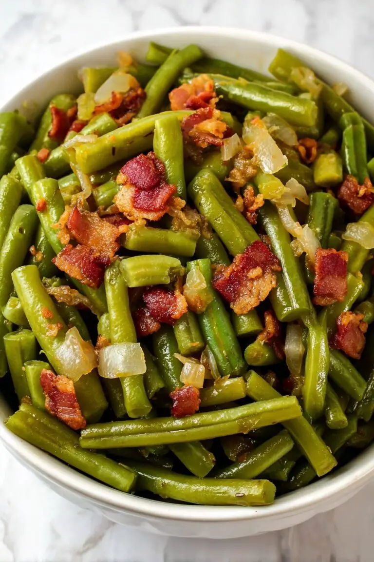 Slow Cooker Bacon Green Beans Recipe