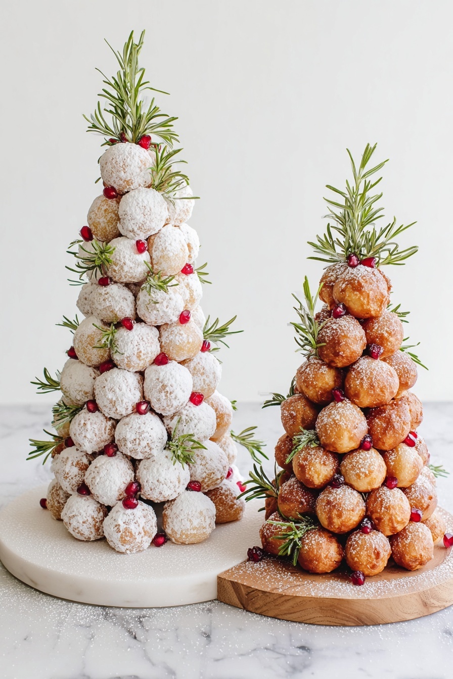 Festive Donut Tree Recipe - Serving