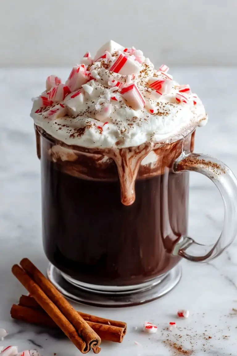 Festive Peppermint Hot Chocolate Recipe