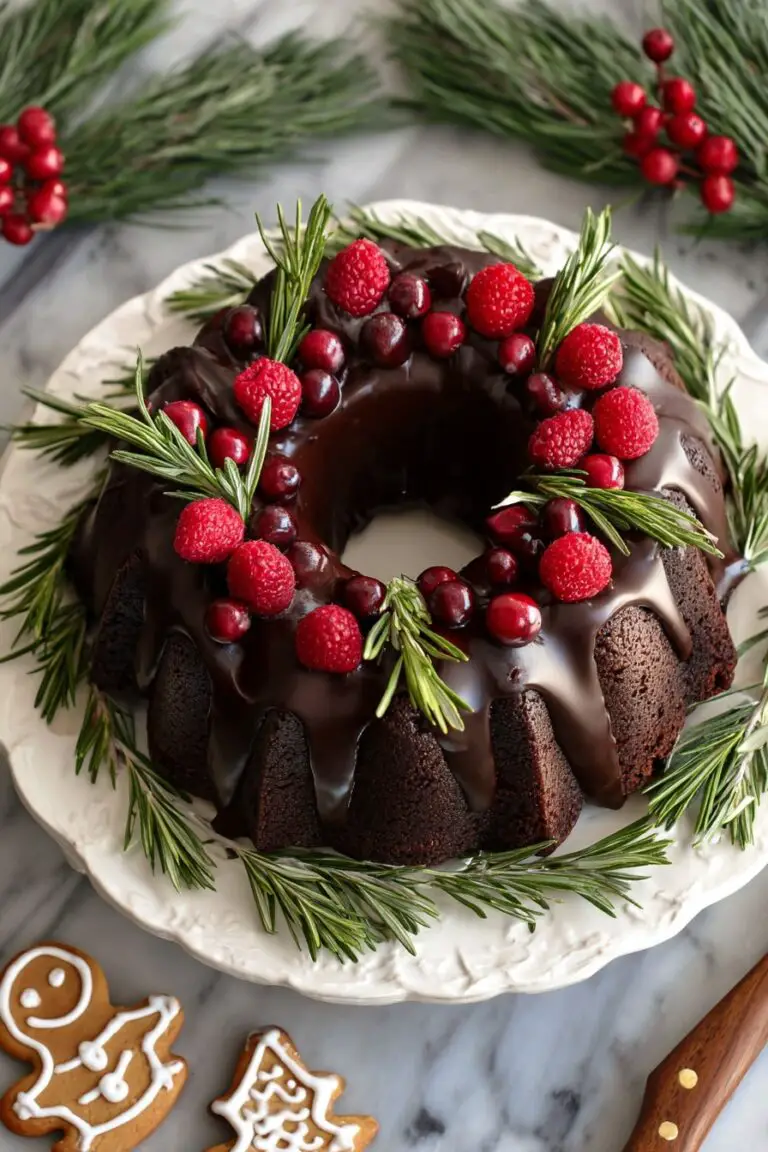 Gingerbread Chocolate Bundt Cake Recipe
