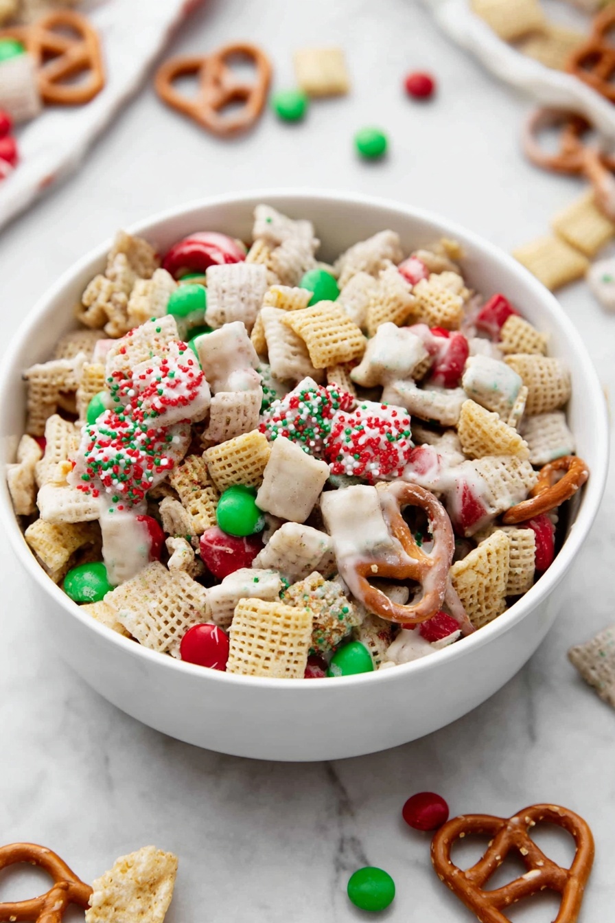 Gluten-Free Christmas Chex Mix Recipe - Serving