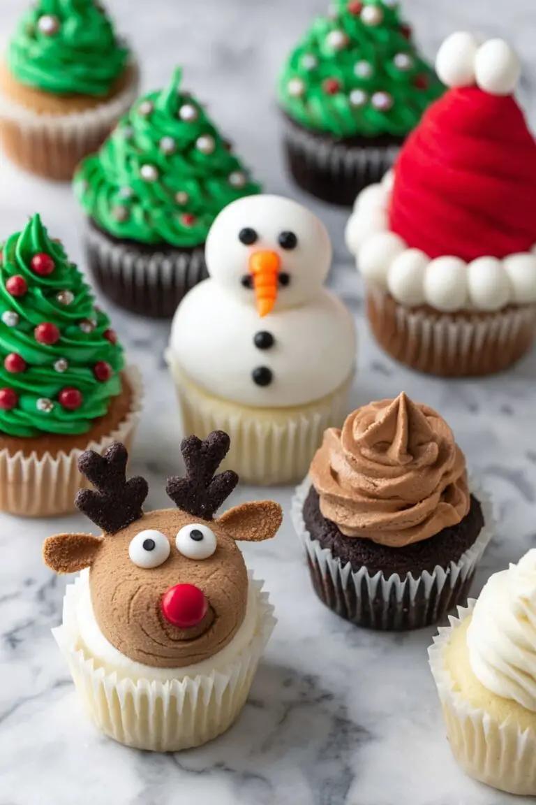 Christmas Cupcakes with Buttercream Icing Recipe