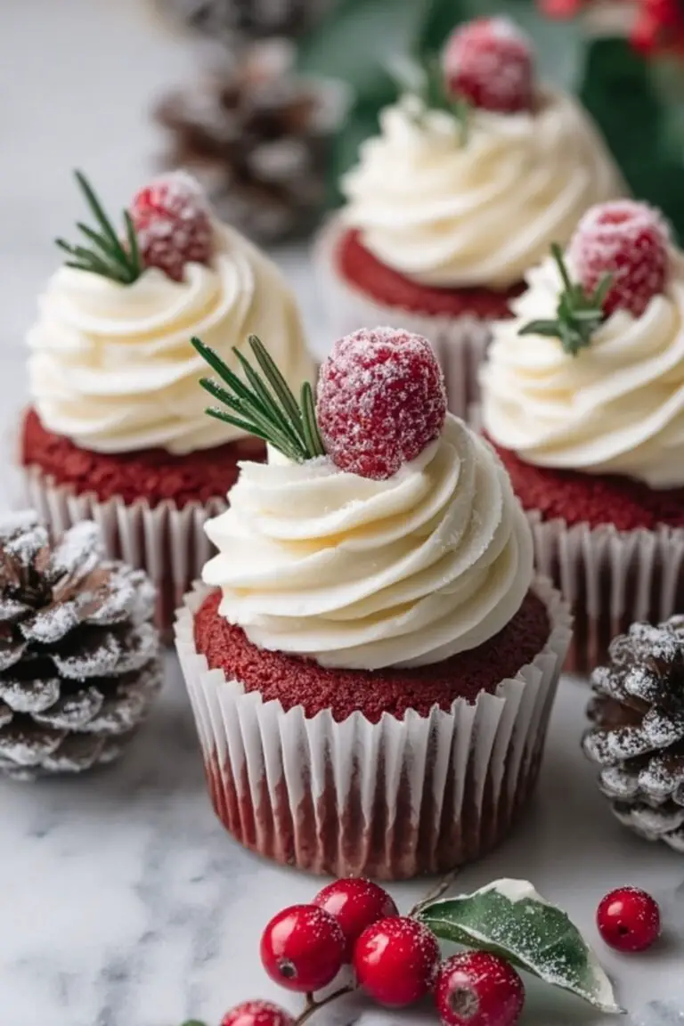 Festive Red Velvet Cupcakes Recipe