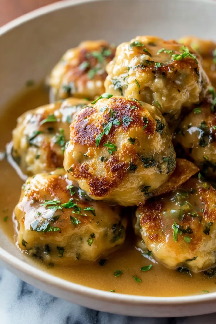 Stuffing Balls Recipe - Serving