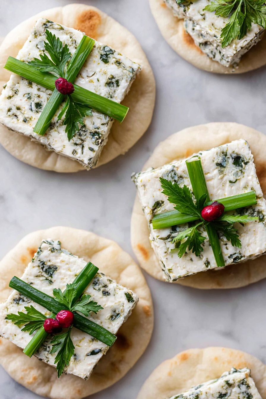 Festive Goat Cheese Appetizer Bites Recipe - Serving