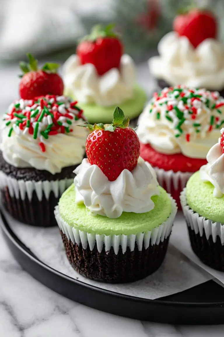 Grinch Mini Cheesecakes with Oreo Crust Recipe